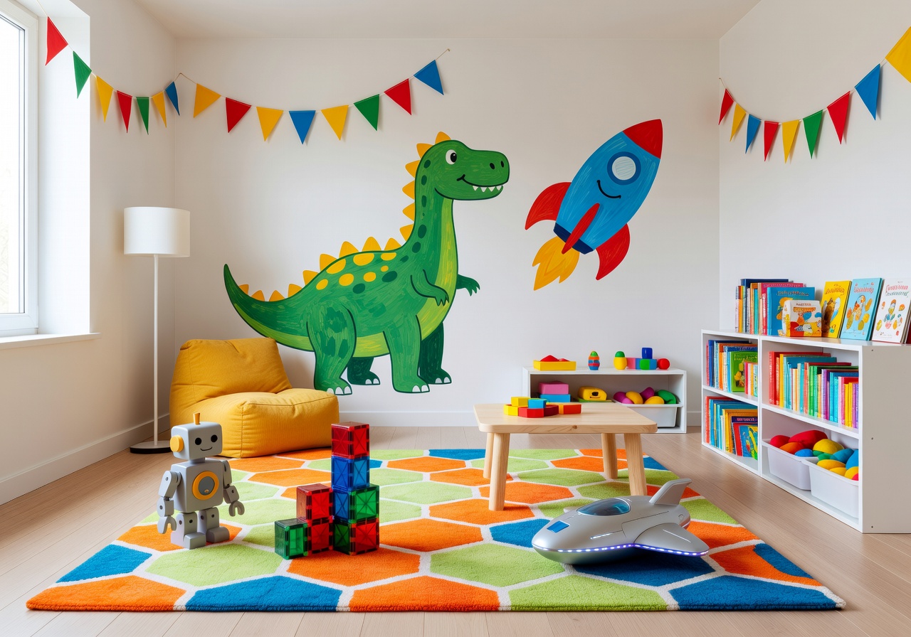 Habitación infantil decorada